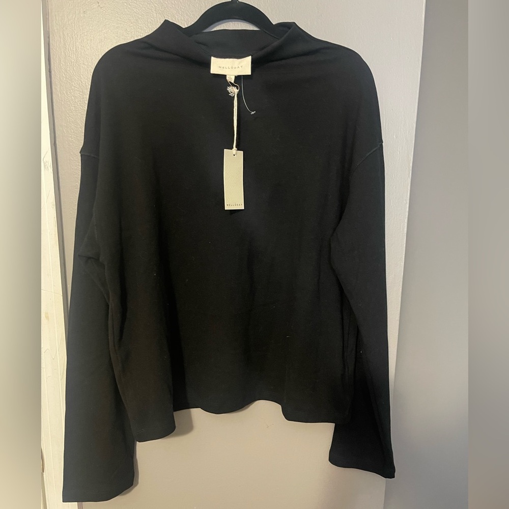 💕Melloday Elegant Black Turtleneck Sweater 288